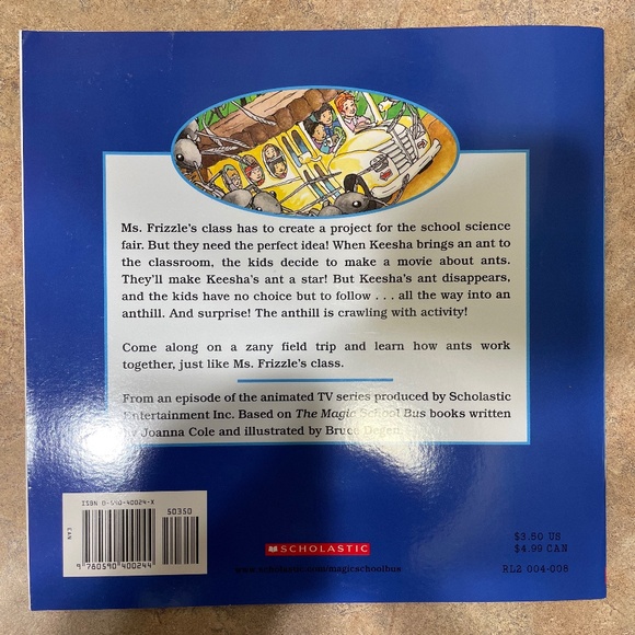 New "The Magic School Bus Gets Ants in the Pants" Paperback Book - Picture 4 of 6